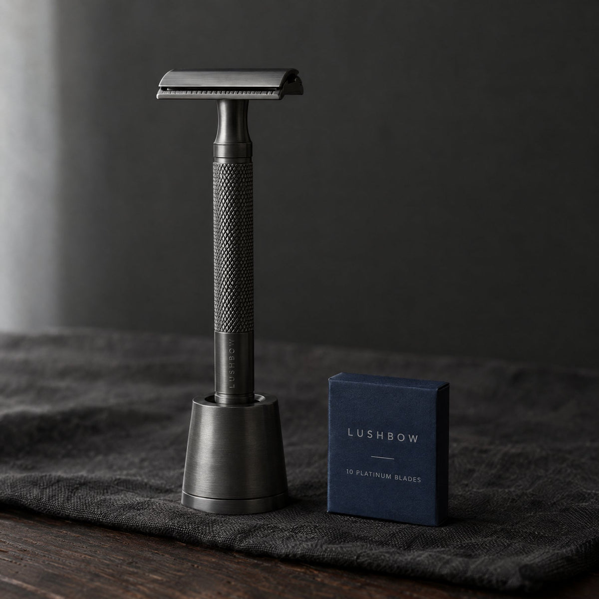 Gunmetal Safety Razor front